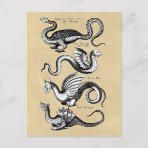 Geschiedenis van Dragons Sepia Briefkaart