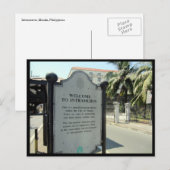 geschiedenis van intramuros briefkaart (Voorkant / Achterkant)