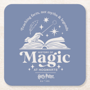 Geschiedenis van magie op HOGWARTS™ Vierkante Kartonnen Onderzetter