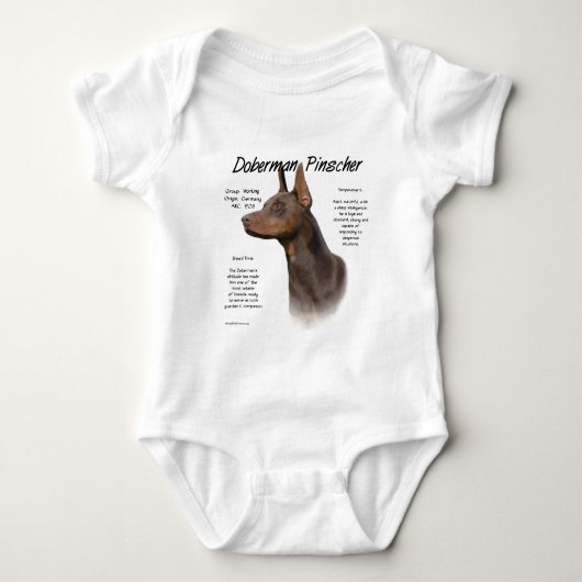 Geschiedenis van Red Doberman Romper (Voorkant)