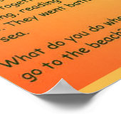 Geschiedenis, Victorianen, 19e eeuw, strand Poster (Hoek)