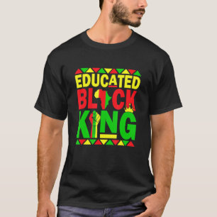 Geschiedenis zwarte koning zwarte maand t-shirt