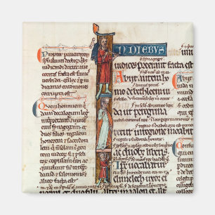 Geschiedeniseerd initiaal "I" waarin Ruth wordt af Magneet