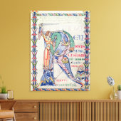 Geschiedeniseerd initiaal "R" Canvas Afdruk (Insitu (Woonkamer))