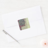 Geschiedeniseerd initiaal vierkante sticker (Envelop)