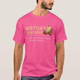 Geschiedenisleraar Definitie Grappig Terug naar sc T-shirt