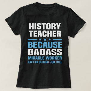 geschiedenisleraar t-shirt