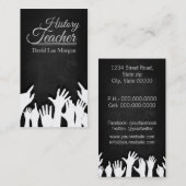 geschiedenisleraar visitekaartje (Voorkant / Achterkant)