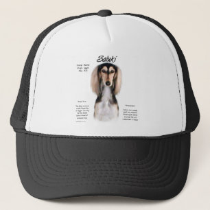 Geschiedenisontwerp Saluki Trucker Pet