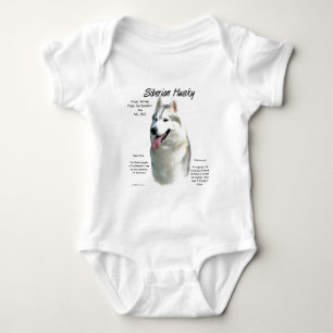 Geschiedenisontwerp Siberian Husky Romper