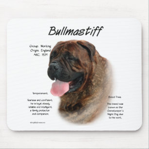 Geschiedenisontwerp voor bultrugartikelen (brindle muismat