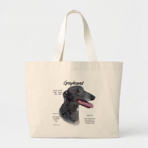 Geschiedenisontwerp voor grijsheuvel grote tote bag