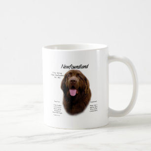 Geschiedenisontwerp voor Newfoundland (bruin) Koffiemok