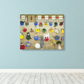 Geschikt blijven canvas afdruk (Insitu (Houten vloer))