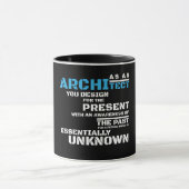 Geschikt voor Design voor Architect Funny Architec Mok (Midden)