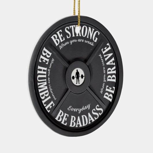 Geschikt voor werkuittrainer weeggewicht hefboom G Keramisch Ornament (Rechts)