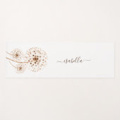 Geschikte bloemen gepersonaliseerd yogamat (Voorkant (horizontaal))