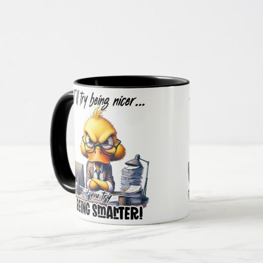 Geschikte koffie Mok om uw werkdag op te vrolijken (Voorkant links)