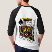 Geschikte koning (schoppen) t-shirt (Achterkant)