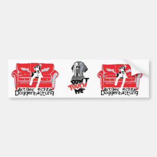 Geschikte teelt van Doggen Bumpersticker