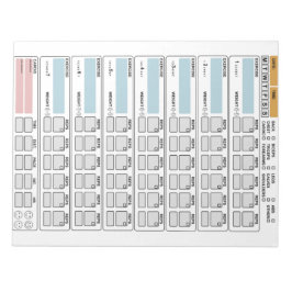 Geschiktheid: doe het voor je eigen; Motivatie pla Notitieblok