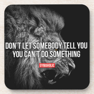 Geschiktheid en Bodybuilding Motivatie Bier Onderzetter