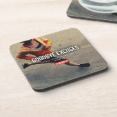 Geschiktheid en Bodybuilding Motivatie Bier Onderzetter (Linkerzijde)