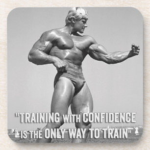 Geschiktheid en Bodybuilding Motivatie Drankjes Onderzetter