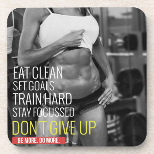 Geschiktheid en Bodybuilding Motivatie Drankjes Onderzetter