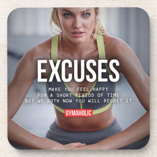 Geschiktheid en Bodybuilding Motivatie Onderzetter (Voorkant)