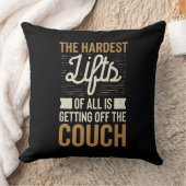 Geschiktheid Gym Workout Weightlift Quote Kussen (Deken)