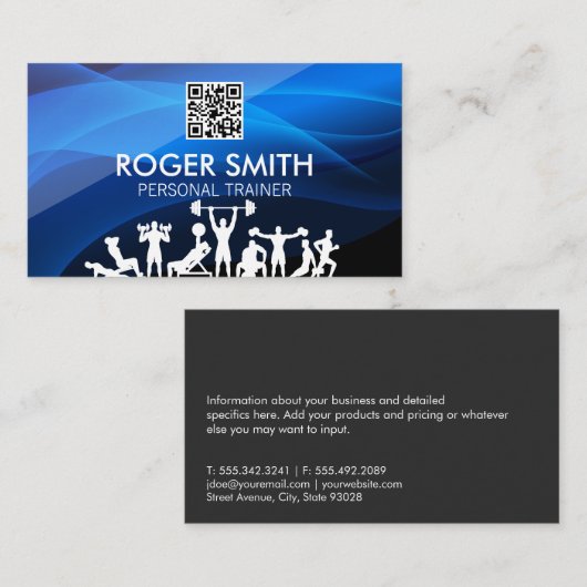 Geschiktheid | QR-code Visitekaartje (Voorkant / Achterkant)