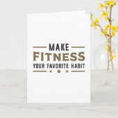 Geschiktheid van gym Workout Workout Sport Dancing Kaart (Gele Bloem)