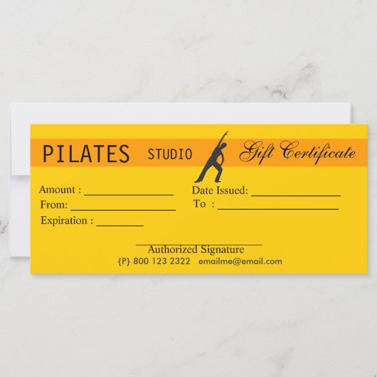 Geschiktheid van vrouwen Pilates Giveaways (Voorkant)