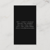 Geschiktheid - Visitekaartjes (Achterkant)