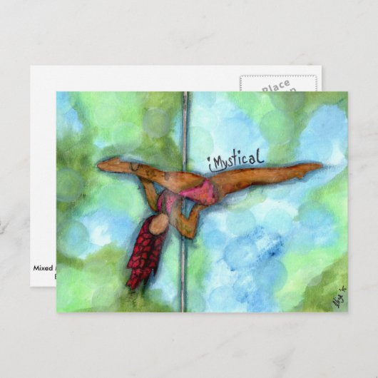 Geschiktheid voor gevierde pool briefkaart (Voorkant / Achterkant)