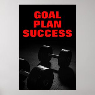 Geschiktheid voor training in trainen voor Goal Pl Poster