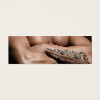 Geschiktheid voor werkuitval Gym Toned Muscular Ma Mini Visitekaartjes
