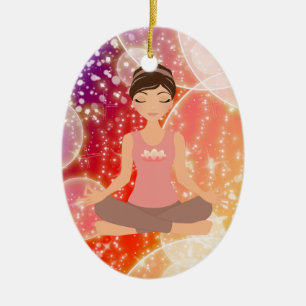 Geschiktheid! Yoga - SRF Keramisch Ornament