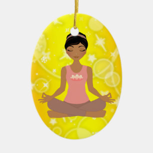 Geschiktheid! Yoga - SRF Keramisch Ornament