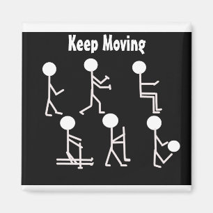 Geschiktheidsontwerp in zwart-wit magneet