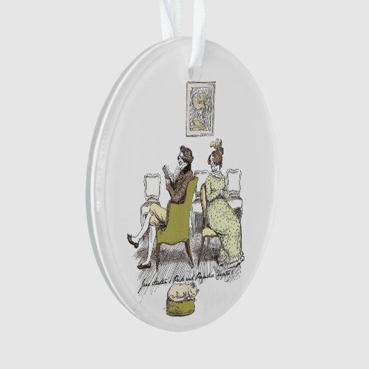 Geschil in vexing - Jane Austen Pride & Prejudice Ornament (voorkant)