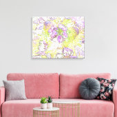 geschilde bloem canvas afdruk (Insitu (Woonkamer))