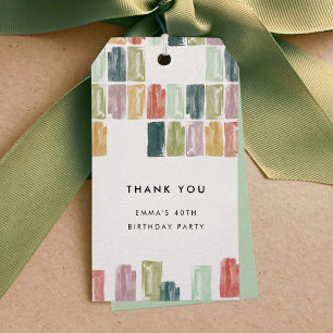geschilde juwelen Dank u Labels Cadeaulabel