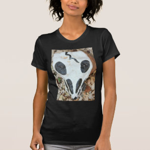 geschilde schedel t-shirt