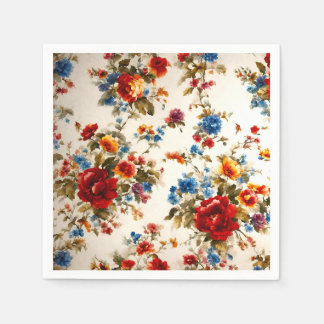 Geschilderd Еlegant & Delicate Kleurrijke Zomerblo Servet