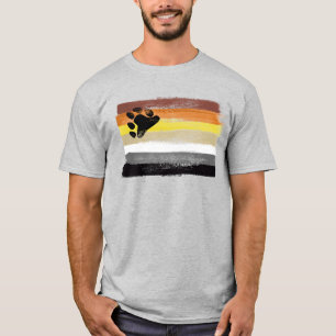 Geschilderd Beer Pride T-Shirt