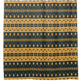 Geschilderd denim 4 douchegordijn (Voorkant)