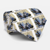 Geschilderd door Congo, een chimp Stropdas (Opgerold)