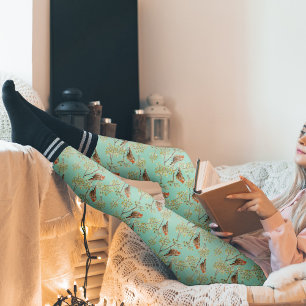 geschilderd Europees Robin vogelpatroon Leggings